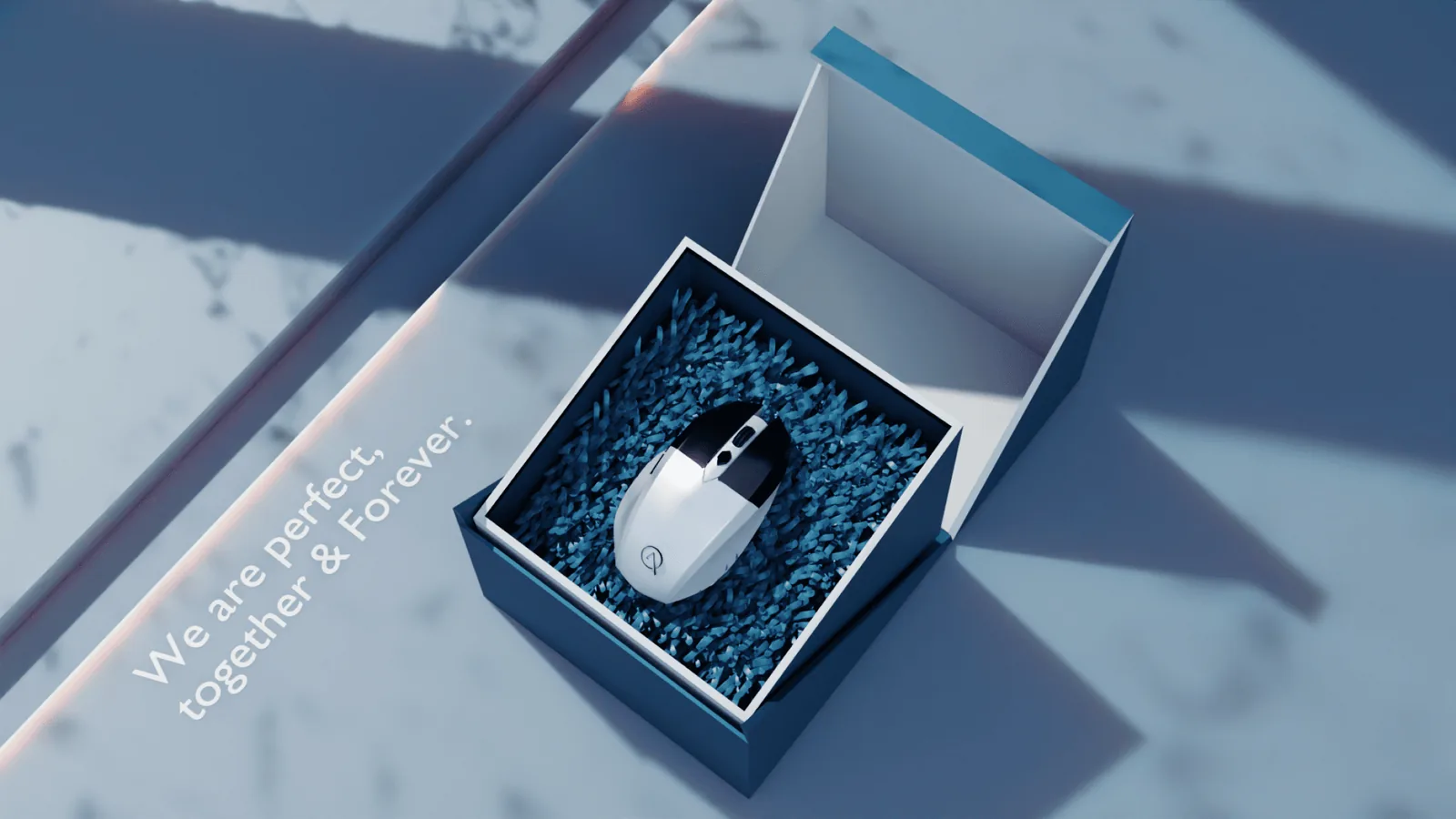 Packaging opened to the 15° unboxing reveal